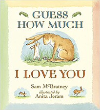 Cover of a book titled Guess How Much I Love You.