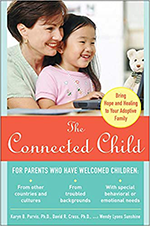 Cover of a book titled The Connected Child: Bring Hope and Healing to Your Adoptive Family.