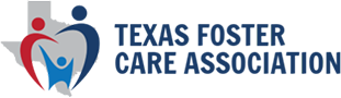 The Texas Foster Care Association logo.